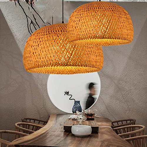 Bamboe Kroonluchter Retro Industriële Lamp Handgemaakt Product Rotan Tinten Lamp Industriële Vintage Hanglamp In Japanse… - Afbeelding 4