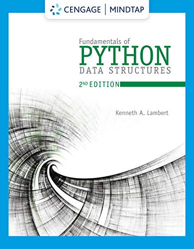 MindTap for Lambert's Fundamentals of Python: Data Structures, 1 term ...