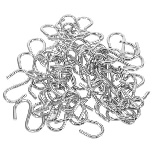 ULTECHNOVO Lot De Petits Crochets En S Métalliques 2.50X2.00Cm Pour Bricolage Décorations Suspendues Noël Halloween Organisation Maison