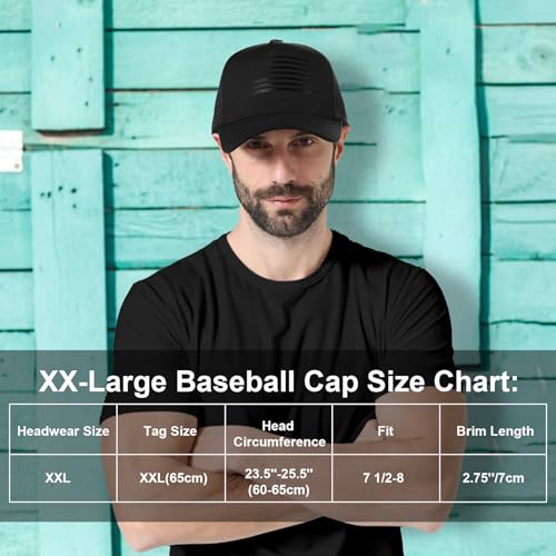 Image of Oversize XXL American Flag Trucker Hat