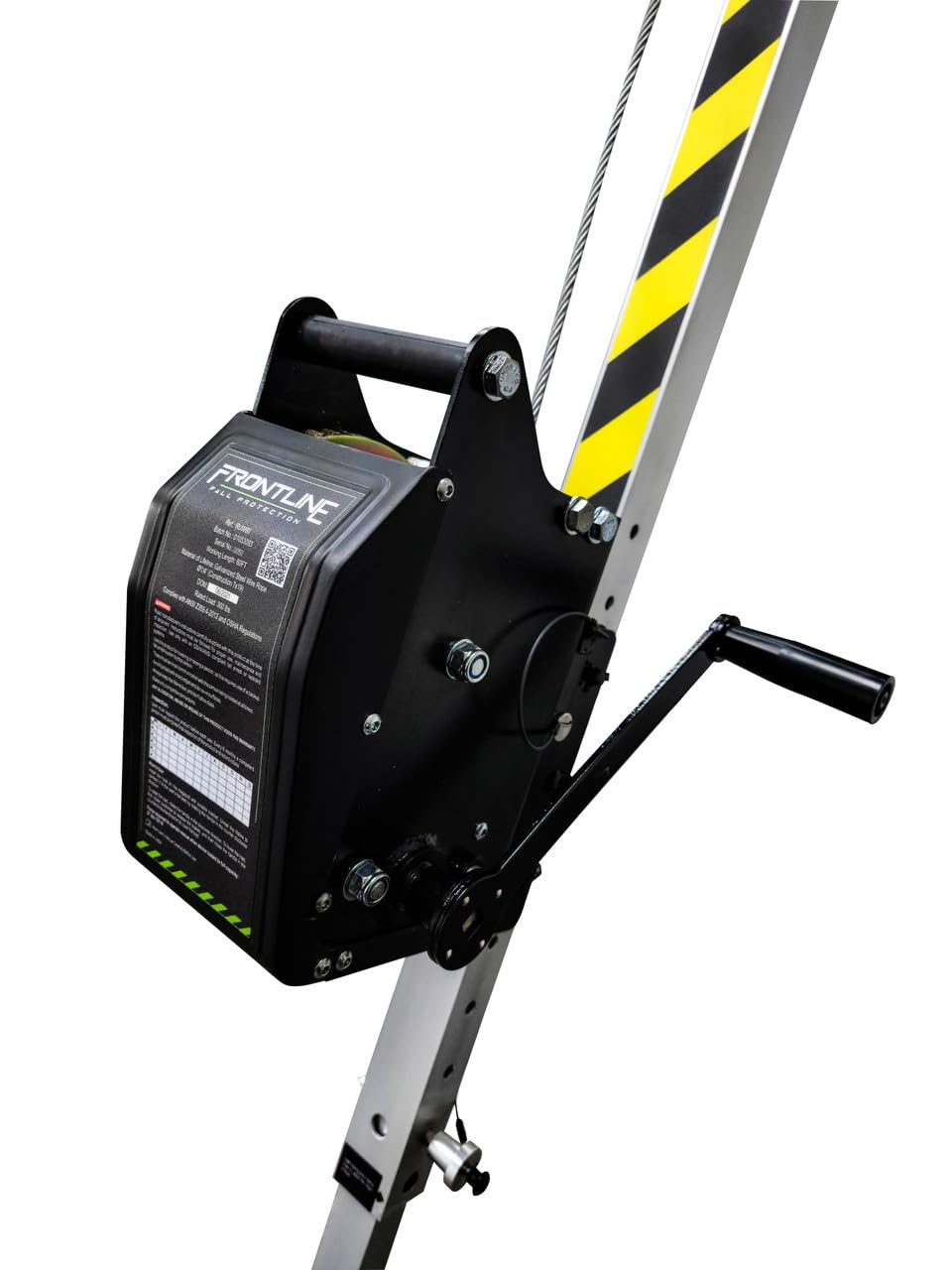 Frontline RUW60 MEGApod 60' Confined Space Winch with Galvanized Steel Cable | Inbuilt Shock Absorption | Lifting and Rescue Equipment | OSHA and ANSI