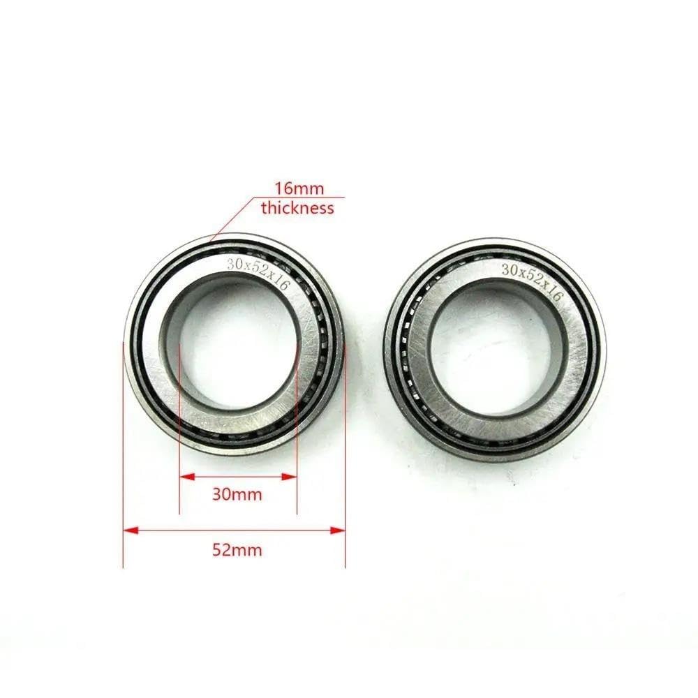 Kit cuscinetto sterzo moto 30x52x16mm RMZ250 RMZ450 RMX450