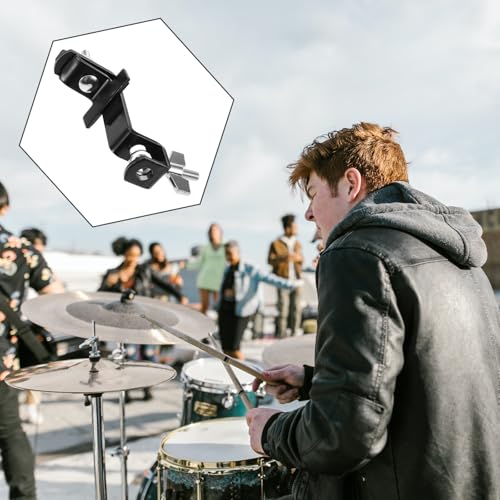 Clip Soporte para Cowbell de Batería Metal miniatura 3