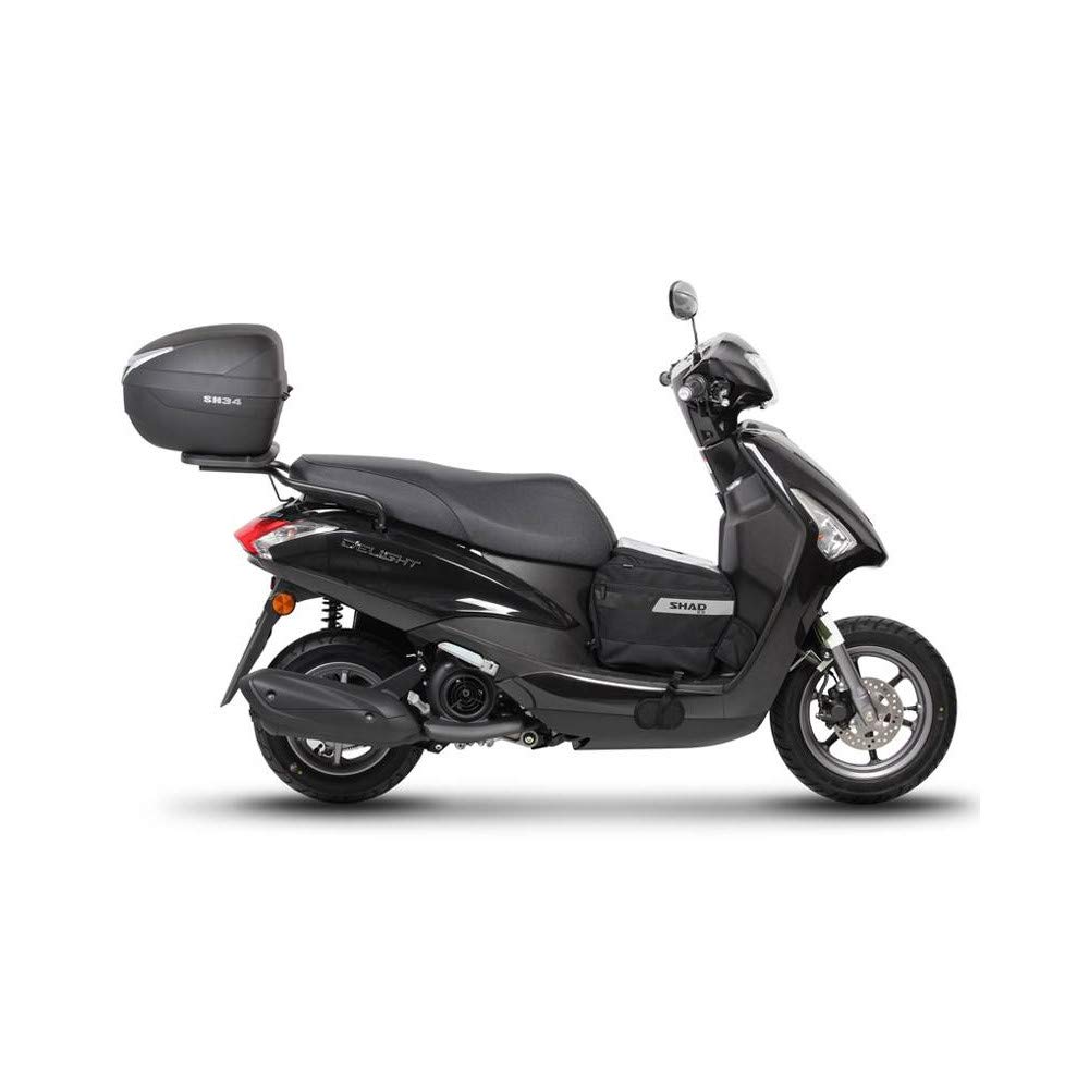 SHAD Y0DL17ST Kit Top Master Yamaha Delight 125 '17, Black