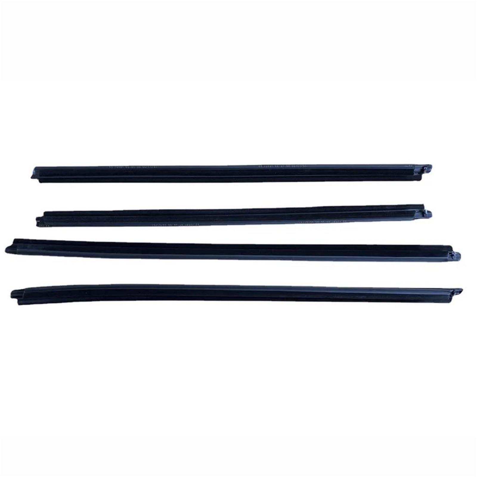 Ajohbm One Color For Toyota For Fortuner 2004-2015 Rubber Weatherstrip Window Glass Seal Door Belt Outside Molding Trim