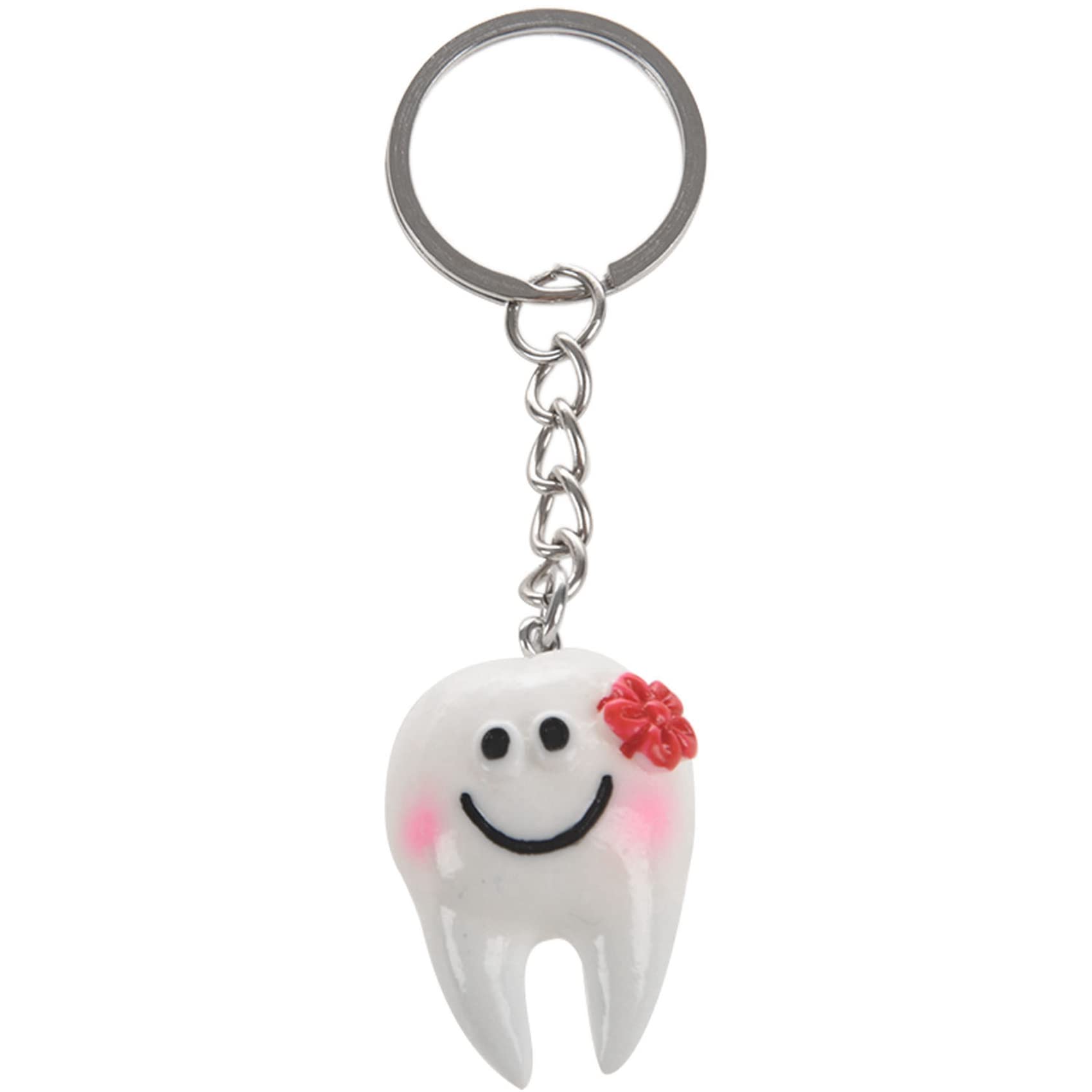 60 Stuecke Schluesselbund Schluesselanhaenger Haenge Zahn Form Suesses Dental Geschenk