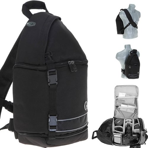 Bilora SlingBag Sac à dos bandoulière pour appareil photo Noir