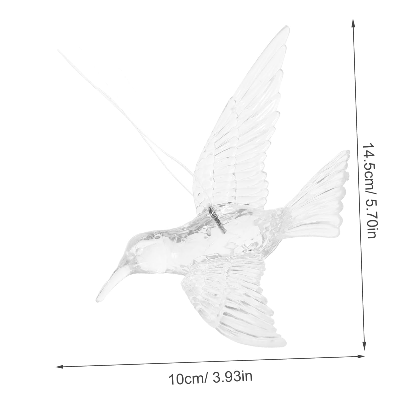 Gatuida 3 Sätze DIY Transparenter Vogel Kristall Hochzeit Deckenhänger Ornamente Zum Basteln Dekorationen Ornamente Für Weihnachtsbaum Hochzeitsdeko 10 Stück * 3