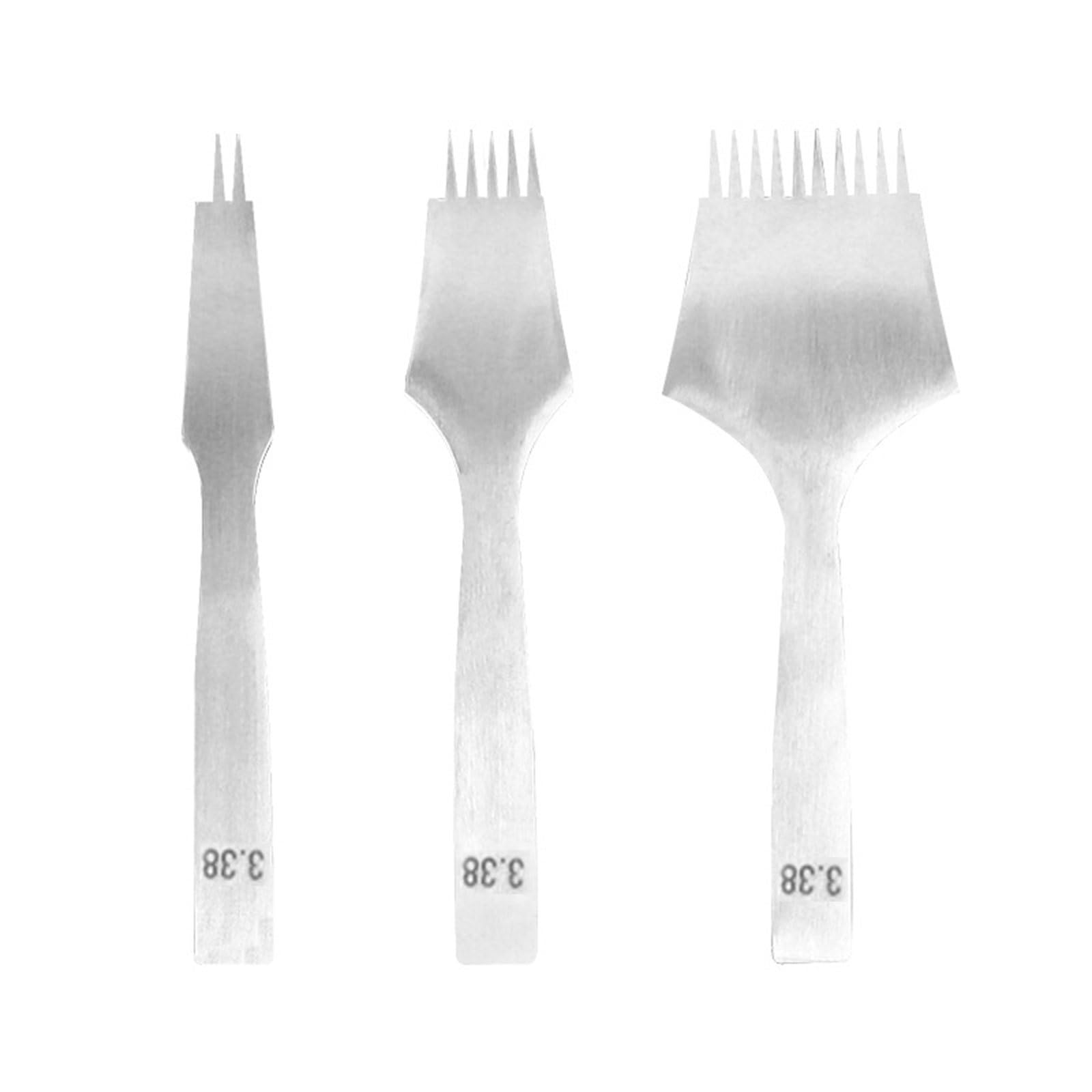 Générique Poinçon de Couture pour Cuirs, perforateur pour Cuirs, Outil de Couture de laçage à Broches, Trou d ' Outil de laçage à 2/5 / 10 Broches