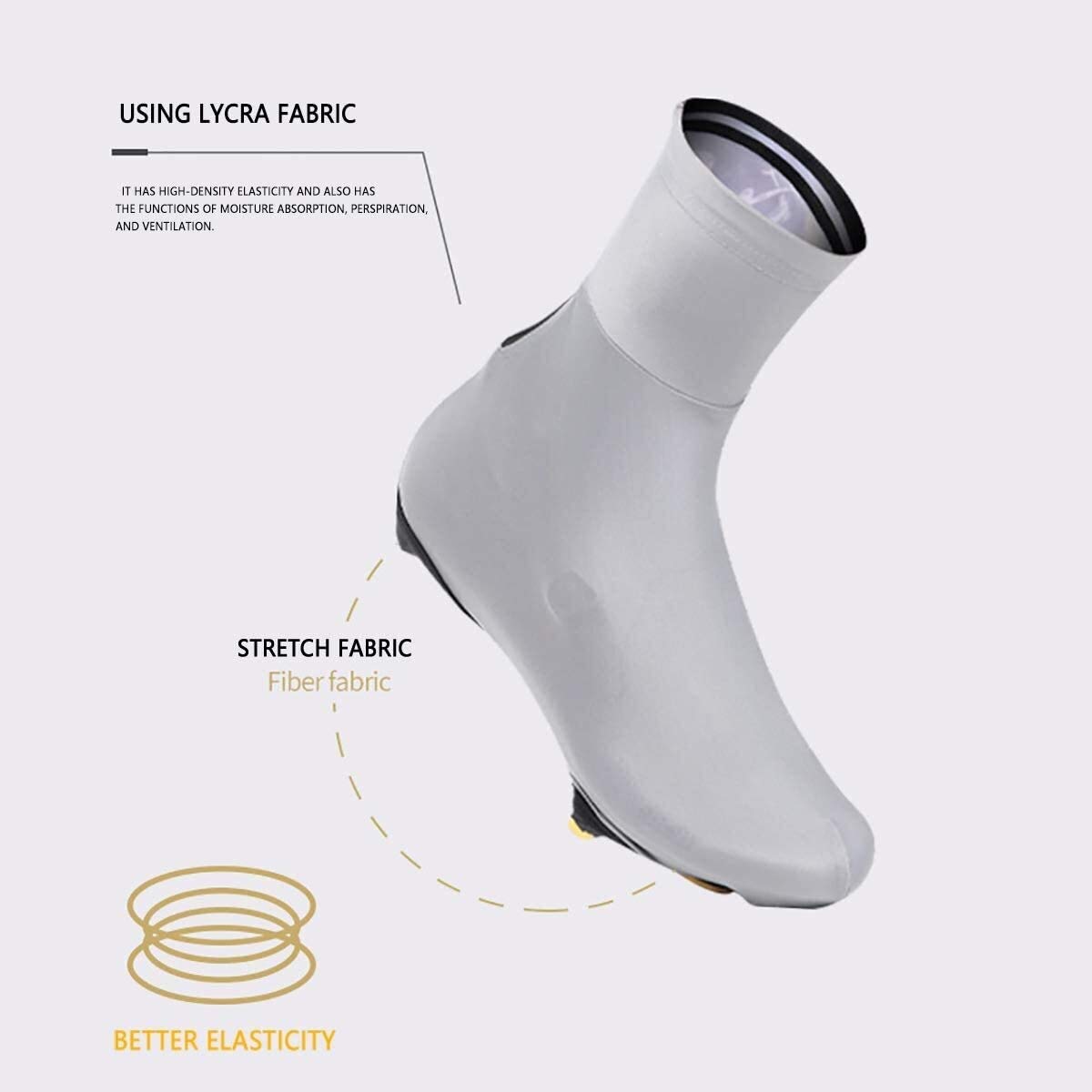 Couvre-Chaussures de Cyclisme Couvre-Chaussures de Cyclisme Coupe-Vent imperméables à la poussière Couvre-Chaussures de vélo, Chauds et durables pour Les Hommes et Les Femmes pour Faire de l'alpinis