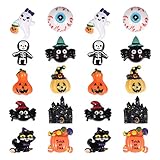 COHEALI 20pcs Halloween Resin Flatback Flatback Scrapbooking Embellishment Resin Charms for Phone Ca