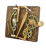 Green Tree Jewelry Single Lever Brown Wood Light Switch Plate