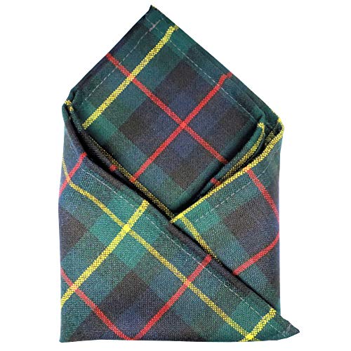 Ingles Buchan Mens Scottish Tartan Pocket Square Farquharson