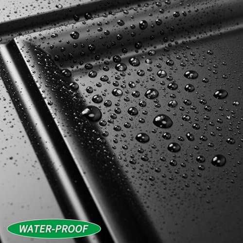 Image of Art3d 36 Pack PVC Ceiling Tiles, 24x24 Inches Waterproof Drop Ceiling Tiles /Wall Panels for Interior Wall Decor, Covers 144 Sq.,ft, Matte Black