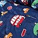 MAG 3Pcs Car Cute Zipper Beddy Duvet Cover Set,Transportation Vehicle Kawaii Bedding Full Size,Soft Microfiber, for Kids, Teens,Toddlers and Boys, No Comforter Inside