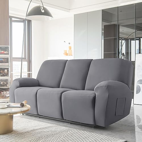 Funda elástica de sofá reclinable para salones familiares 4