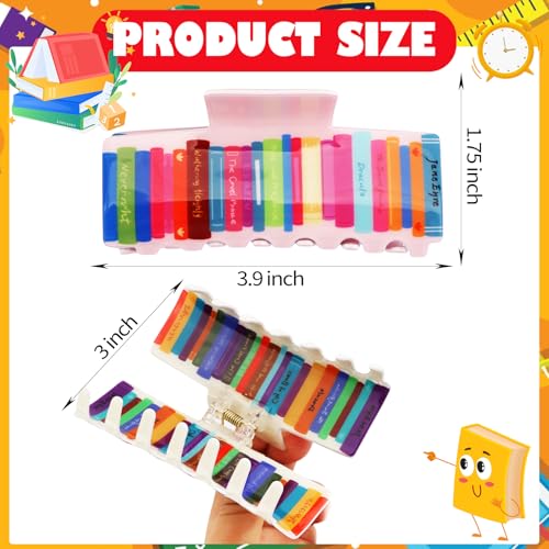 Set de 3 pinzas para cabello estilo garra, diseño único miniatura 3
