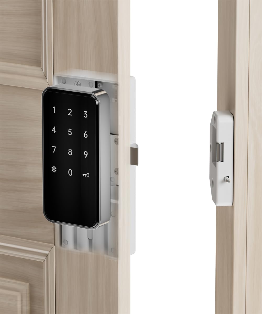 RFID Lock – Digital Keyless Cabinet Locks with Password & Card Access, Dual & Single Unlock Modes, Public/Private Use, Touch Keypad for Gym Lockers, Drawers, Office Cabinets