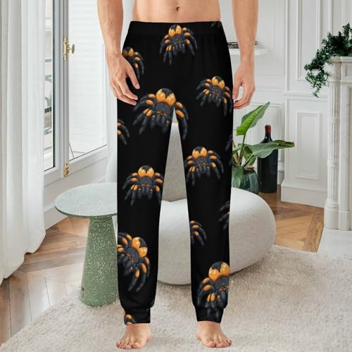 Spider Tarantula Men's Pajama Pants Soft Lounge Bottoms Casual Sleepwear Loungewear2