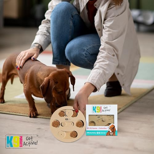 P.J Pet Products K9 IQ Spiel Columbo, Einheitsgröße, Columbo, Columbo, Holzbraun, 0,4 kg