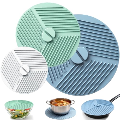FINENUT Silicone Lids for Bowls 3 Pack...