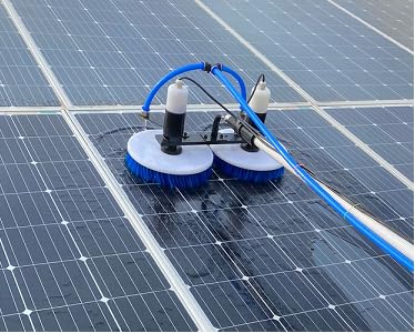 Automatic Motorized Double Dish Solar Panel Cleaning Brush-image-32