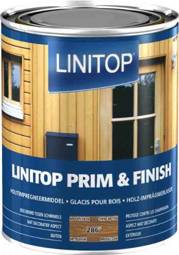 LINITOPPRIM & FINISH, stain of transparent impregnation at 2,5 L, Chêne clair