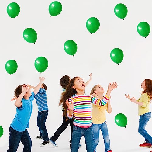 Image of Dark Green Balloons 60pcs 5inch Small Deep Green Latex Balloon for Balloon Garland Arch 5'' Round Mini Dark Green Balloons for Birthday Party Decoration DIY Christmas Tropical Jungle Safari Woodland