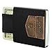 Mens Wallet Minimalist Slim Thin Front Pocket Card Holder - ECSC HUSKK (One Size, Dark Brown-Crazy Horse)