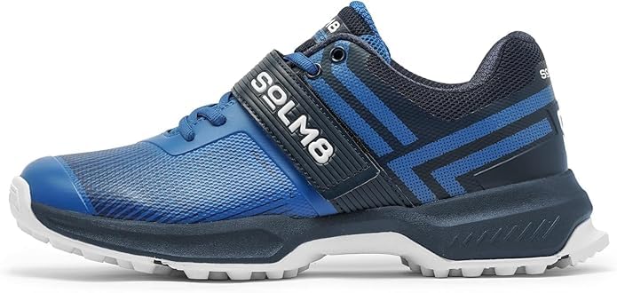 Image of SOLM8 S8 Cricket Shoes with Rubber Spikes - Performance Cleats for Men on Outdoor Turf /Grass, Featuring Wide Toe, Speed-Fit Lacing and New Gel Cushioned Insole