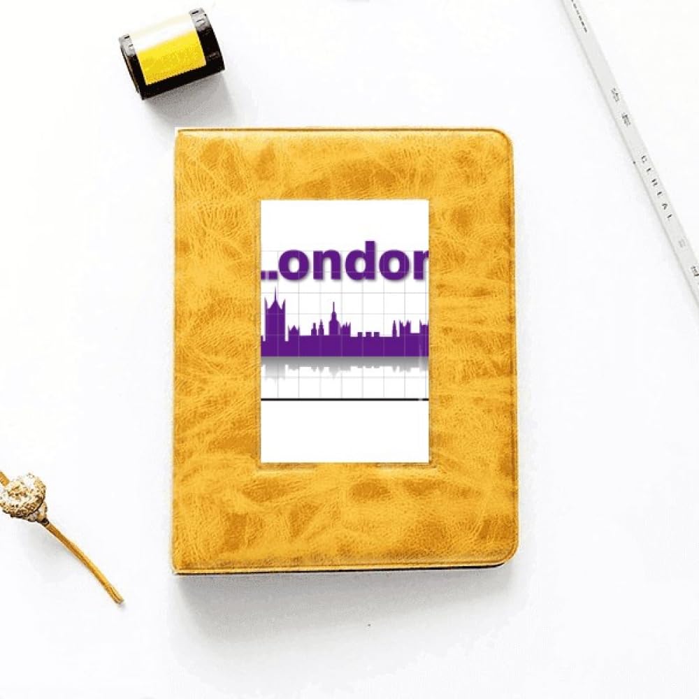 no/no London Outline City Axis Photo Album Family Wedding Picture 4x6