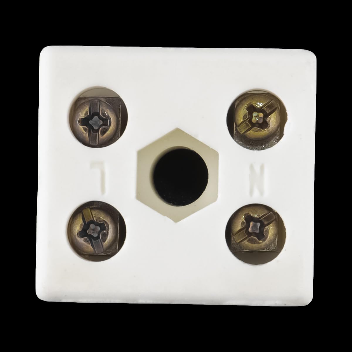 5 Pezzi 15 A Terminali in Ceramica Connettore in Porcellana Morsettiera Connettore Per Cavi Morsetti Per Cablaggio in Ceramica a 5 Fori Resistenti Alle Alte Temperature