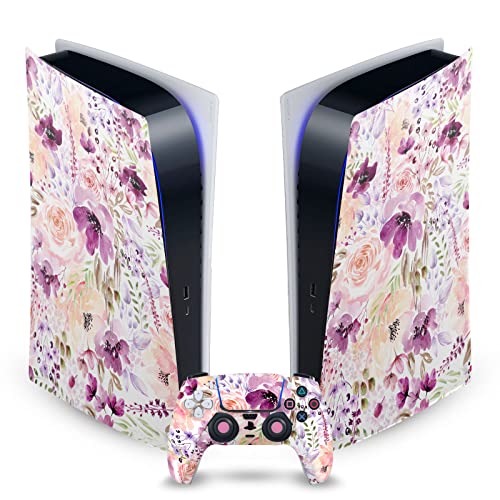 Skin PS5 Digital autocollant vinyle Chaos Floral pour customisation console et DualSense