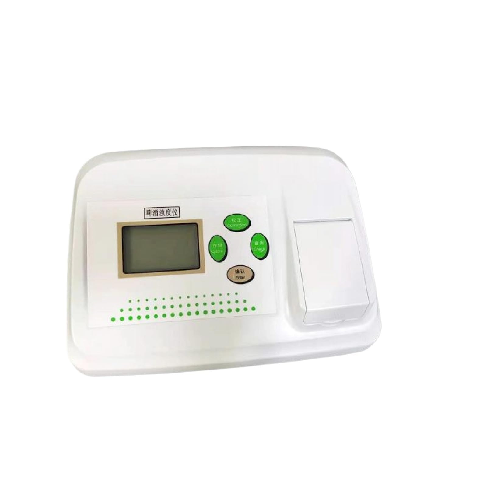 Turbidímetro de cerveza de doble propósito con pantalla LCD, analizador de turbidez de mesa de 0-200NTU for uso en cervecería Pantalla retroiluminada(PSD-1)