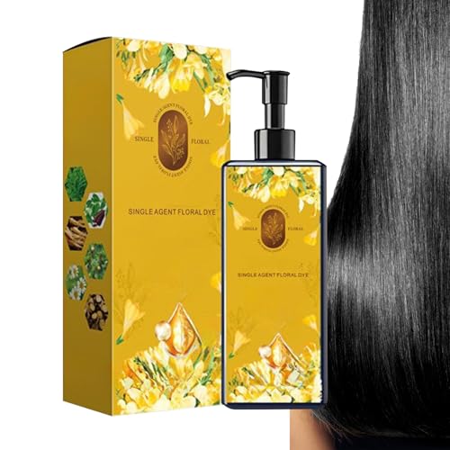 Rukjmqi Tinte para el cabello Ingrediente natural – Crema para el cabello inspirada en la naturaleza con complejo vegetal, para un resultado de color visible con efecto de cuidado, ideal para uso