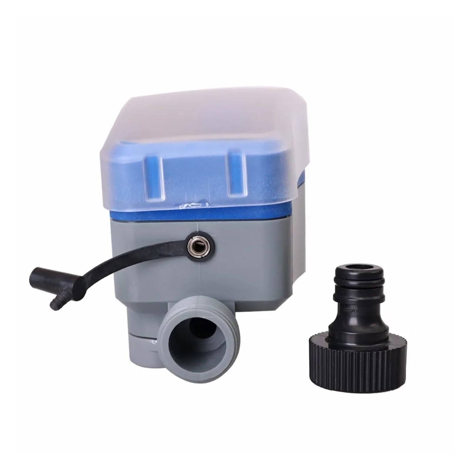 NURII Timer for irrigazione Domestica, valvola a Sfera da Giardino Irrigazione Elettronica Automatica da Giardino Timer for irrigazione a Due quadranti con Foro for sensore Pioggia