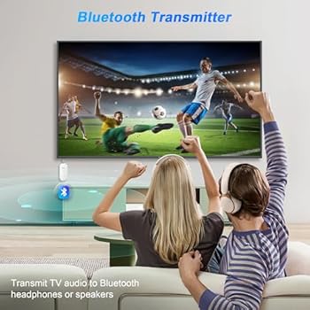 Visible Bluetooth Receiver Transmitter,3 In 1 Bluetooth Adapter Audio,Wireless Bluetooth Adapter With LED Display Screen,Airplane Bluetooth Adapter For PC, TV,Headphones,Speaker,Car