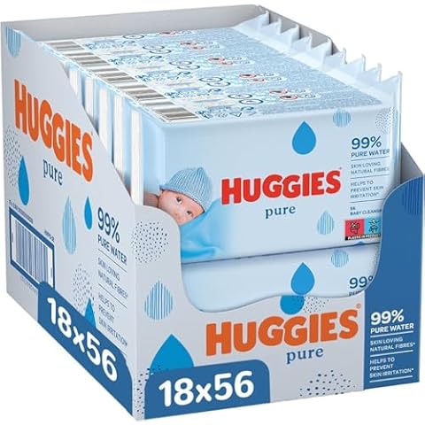 Huggies Pure Baby Wipes - Gentle Cleaning Cover