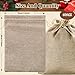 Homum 6 PCS 12x16 Inch Burlap Gift Bags with Drawstring and Gift Tags, Burlap Sack, Jute Bags for Christmas, DIY Craft