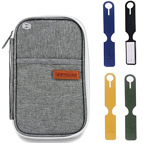 Reisepass Organizer Familie - Wasserdichte Dokumententasche Für Pässe & Karten