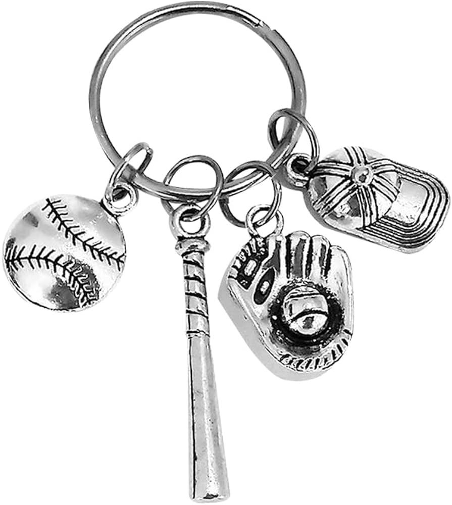 Amazon.co.jp: iplusmile 野球 キーホルダー ミニ野球キー