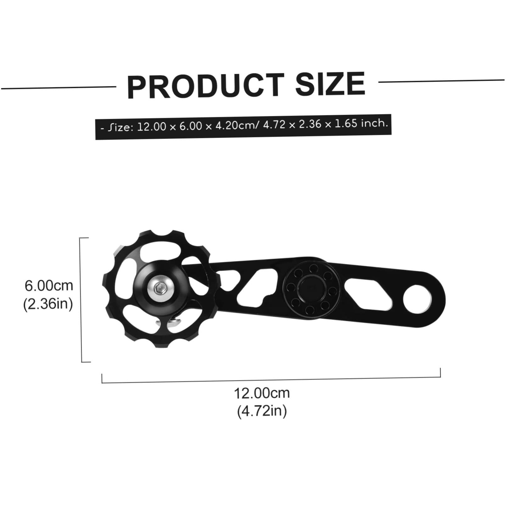balacoo E-Bike Chain Guide Folding Bike Chain Stabilizer Rear Derailleur Link for Single Speed