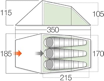 Vango lightweight orion 300 Clearance
