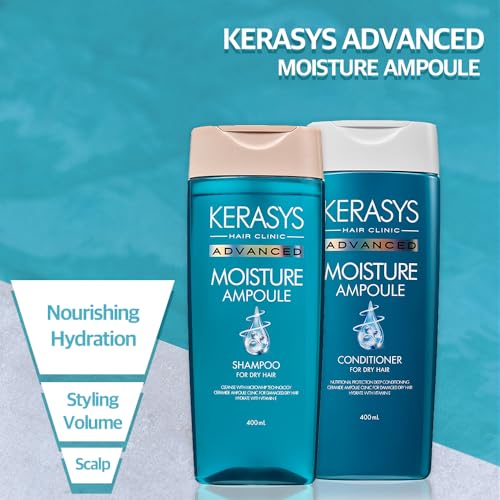 Kerasys Advanced Ceramide Ampoule Clinic For Damaged Dry Hair Moisture Ampoule 13.5 Fl Oz / 400 Ml thumb #2