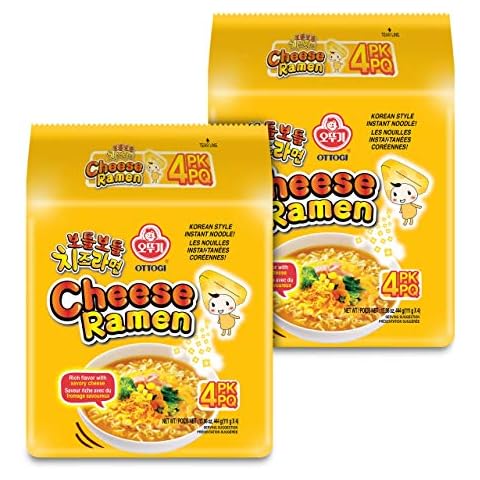 [OTTOGI] Cheese Ramen, KOREAN STYLE INSTANT NOODLE, Rich flavor with savory cheese (111g) - 8 Pack Cover