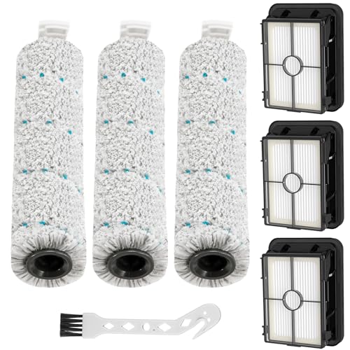 3 Pack Multi-Surface Brush Rolls 2787 and Vacuum Filters 1866