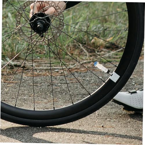 BESPORTBLE 4 piezas Juego de Tapas de Núcleo de Válvula Decorativas de Metal para Neumáticos para Carro y Bicicleta Fácil de Instalar miniatura 5