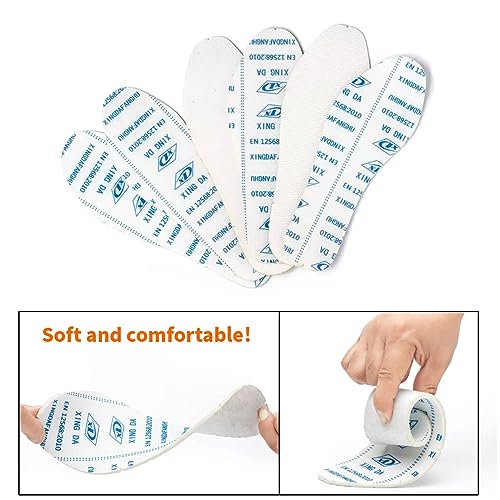 Image of Outdoor Site Anti-Puncture Damping Pads Kevlar Stab-Resistant Insole Anti-Piercing Stab-Resistant Wear Soft Safety Shoes Insole ((US8 /EU41))
