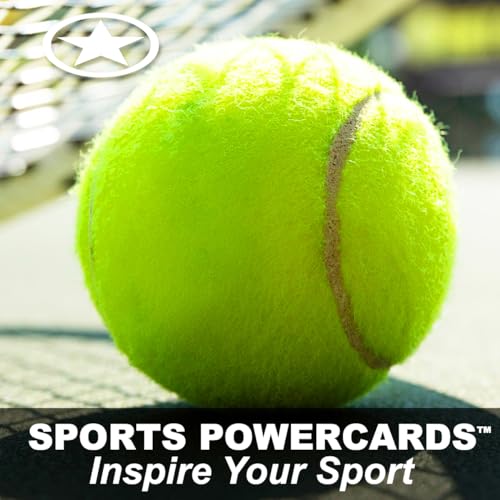 Image of Play Strong TENNIS Thanks for Being Awesome Note Cards 12-Pack (4.25 inchx5.5 inch) Illustrated Sports Powercards Perfect for Tennis Players, Coaches, Fans and Fanatics - They'll Love 'Em!