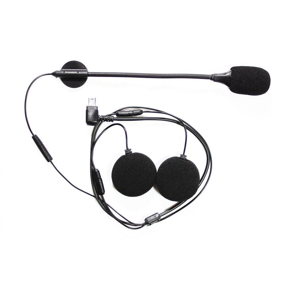 Bluerider M1/M1-S EVO Bluetooth Motorcycle Headset Communication System Accessories Kit (Open Face Helmet)